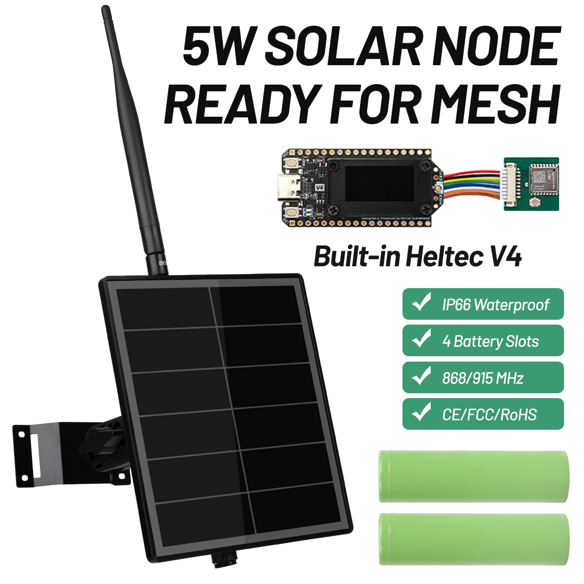 Smart Garden Esp32 - Outdoor Meshtastic Solar Node with GPS