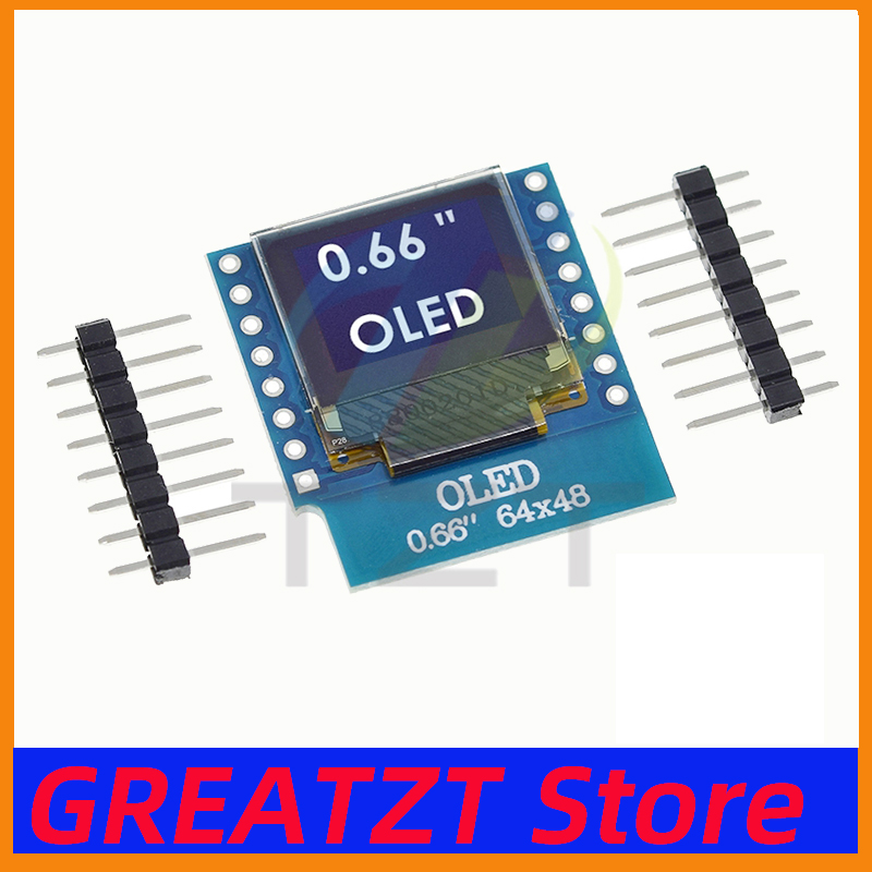 Smart Garden Esp32 - GREATZT 0.66 inch OLED Display Module