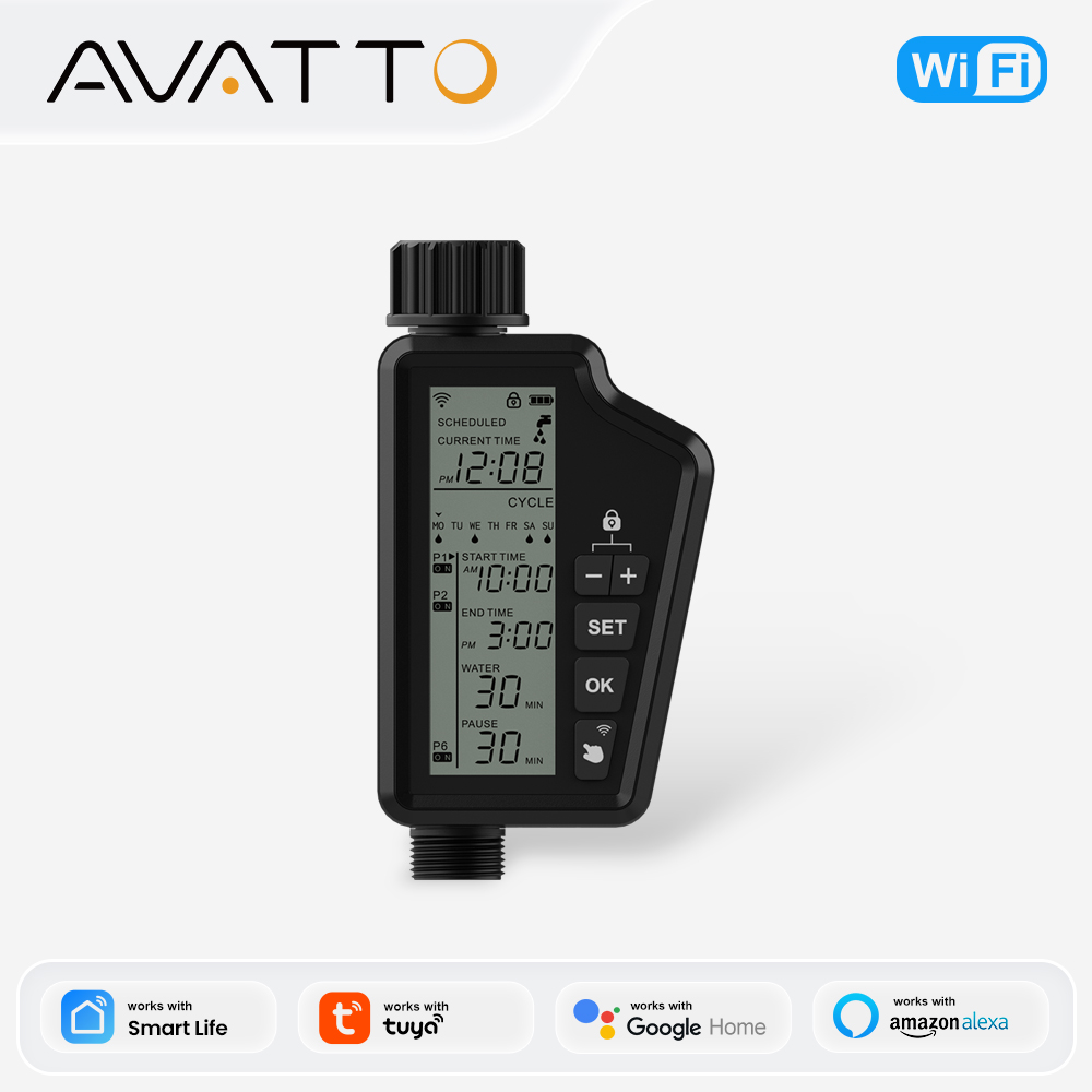 Wifi Irrigation Timer - AVATTO Tuya WIFI Smart Garden Watering