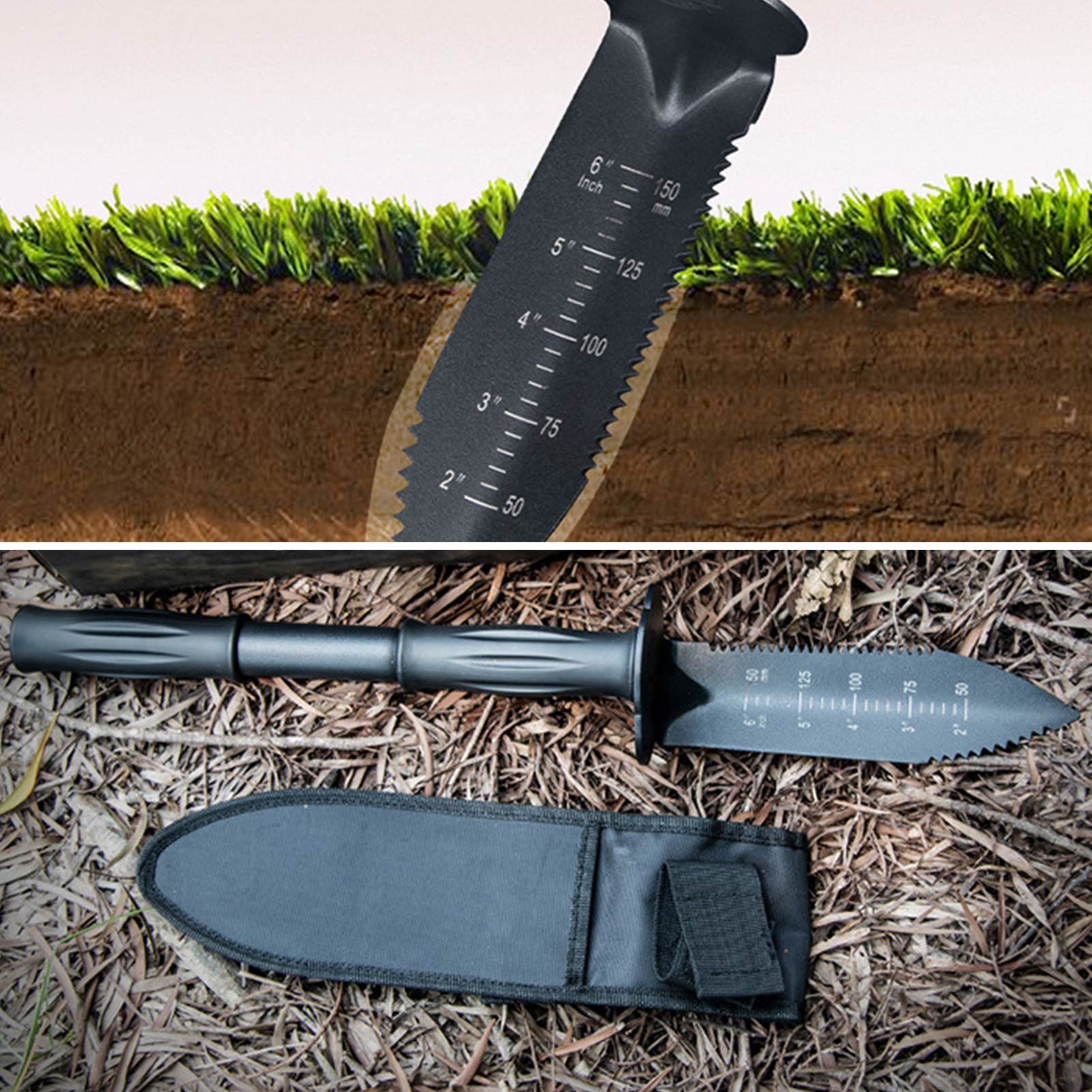 Smart Garden Edging - Metal Detector Digging Tool Serrated Edge