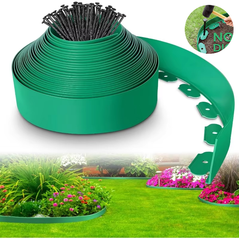 Smart Garden Edging - 10M Flexible PVC Garden Edging with