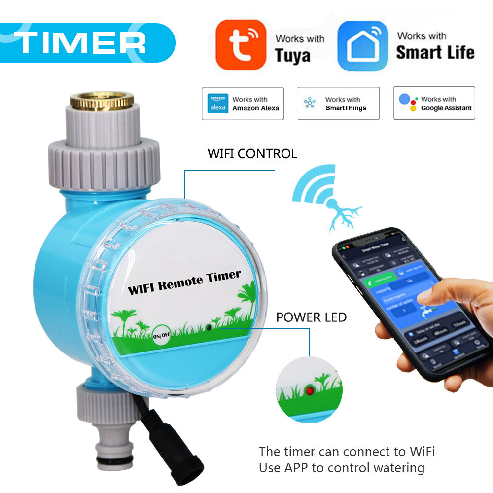 Wifi Irrigation Timer - WiFi Wireless Garden Water Timer Smart