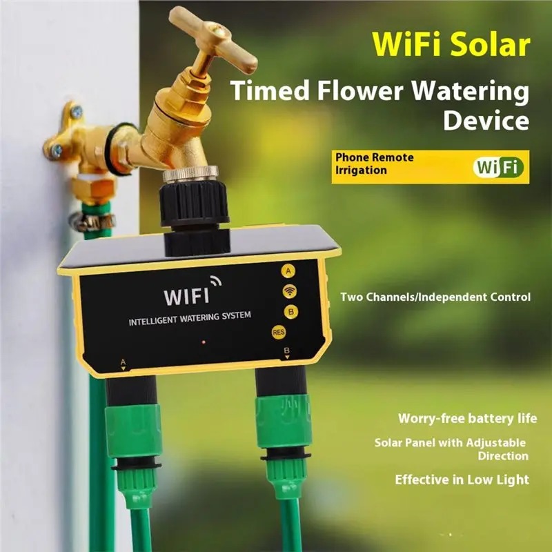 1/2 Outlets WIFI Solar Irrigat - Wifi Irrigation Timer review and price