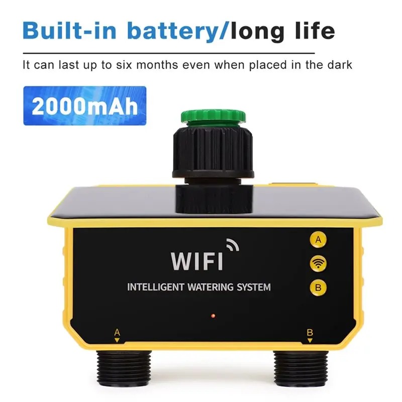 1/2 Outlets WIFI Solar Irrigat - Wifi Irrigation Timer review and price