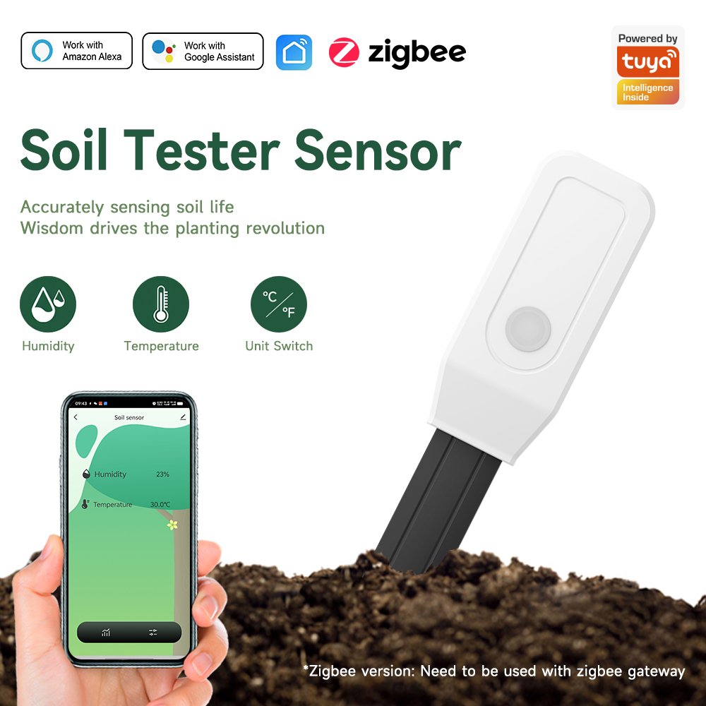 iHseno Tuya Zigbee Smart Soil  - Smart Garden Moisture Sensor review and price