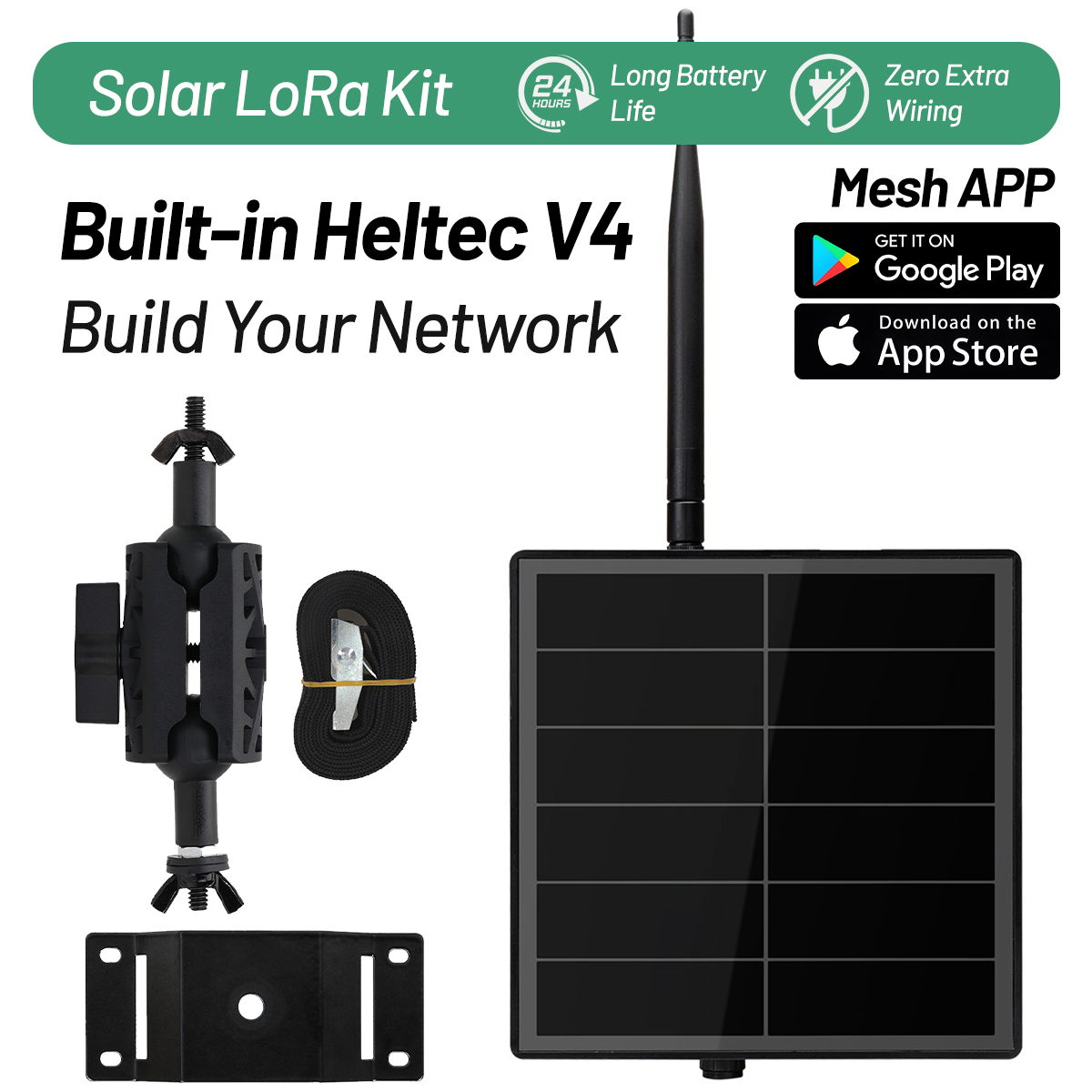 Outdoor Meshtastic Solar Node  - Smart Garden Esp32 review and price