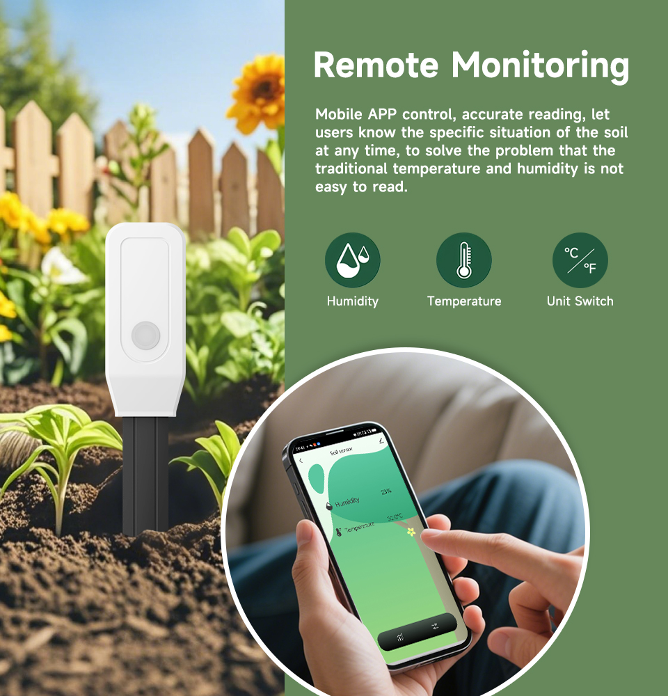 Smart Soil Tester Sensor, Zigb - Smart Garden Moisture Sensor review and price