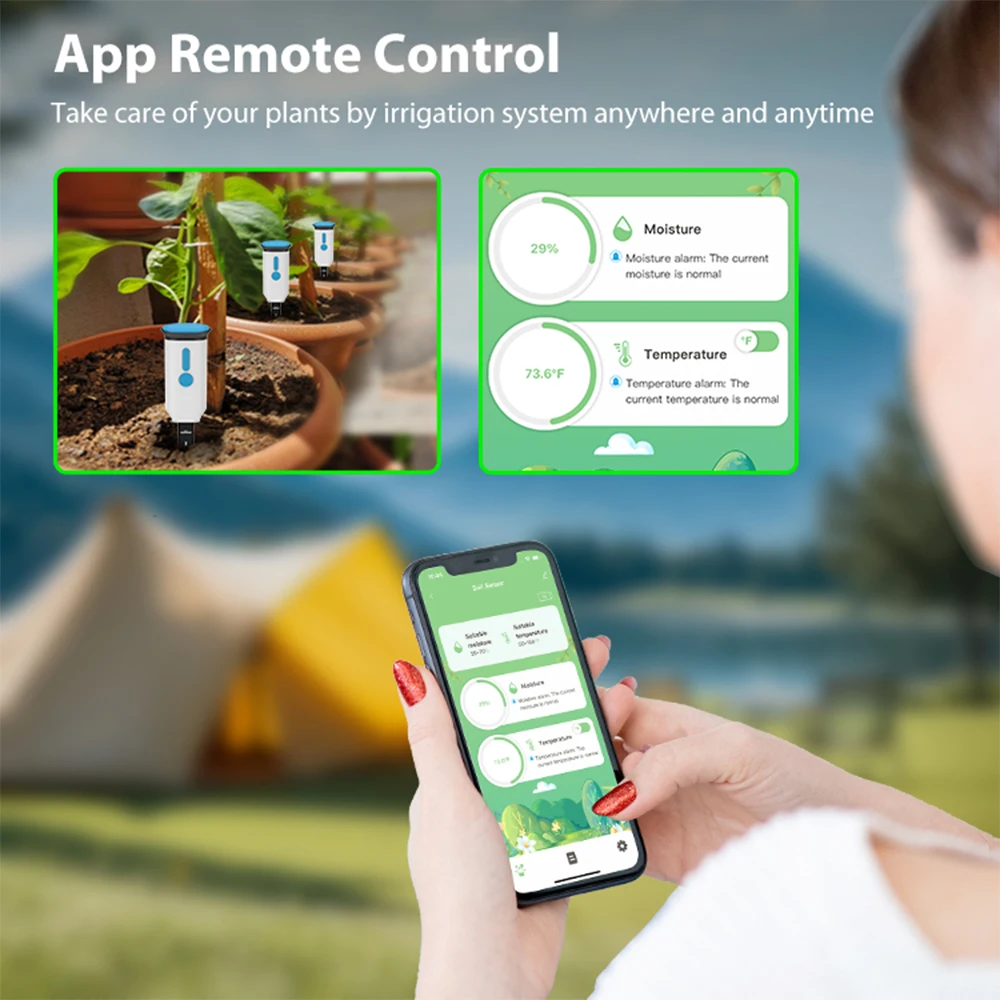 Haozee Tuya Smart WiFi Soil Mo - Smart Garden Moisture Sensor review and price