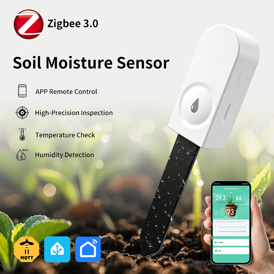 Tuya Zigbee3.0 Soil Moisture S - Smart Garden Moisture Sensor review and price