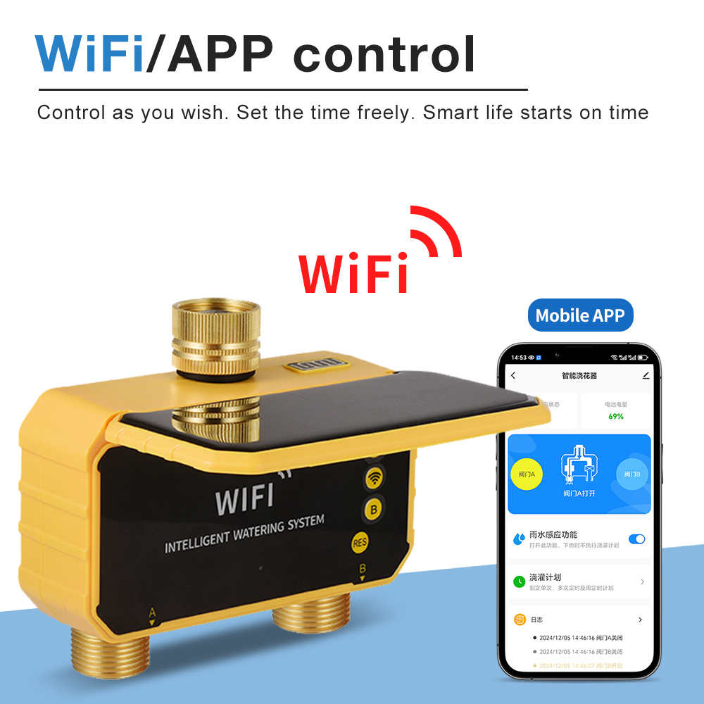 WiFi Solar Water Timer 1/2/4 O - Wifi Irrigation Timer review and price