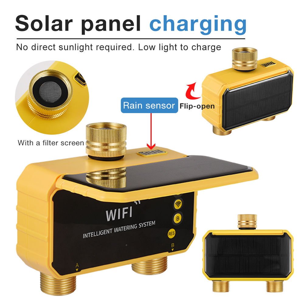 WiFi Solar Water Timer 1/2/4 O - Wifi Irrigation Timer review and price
