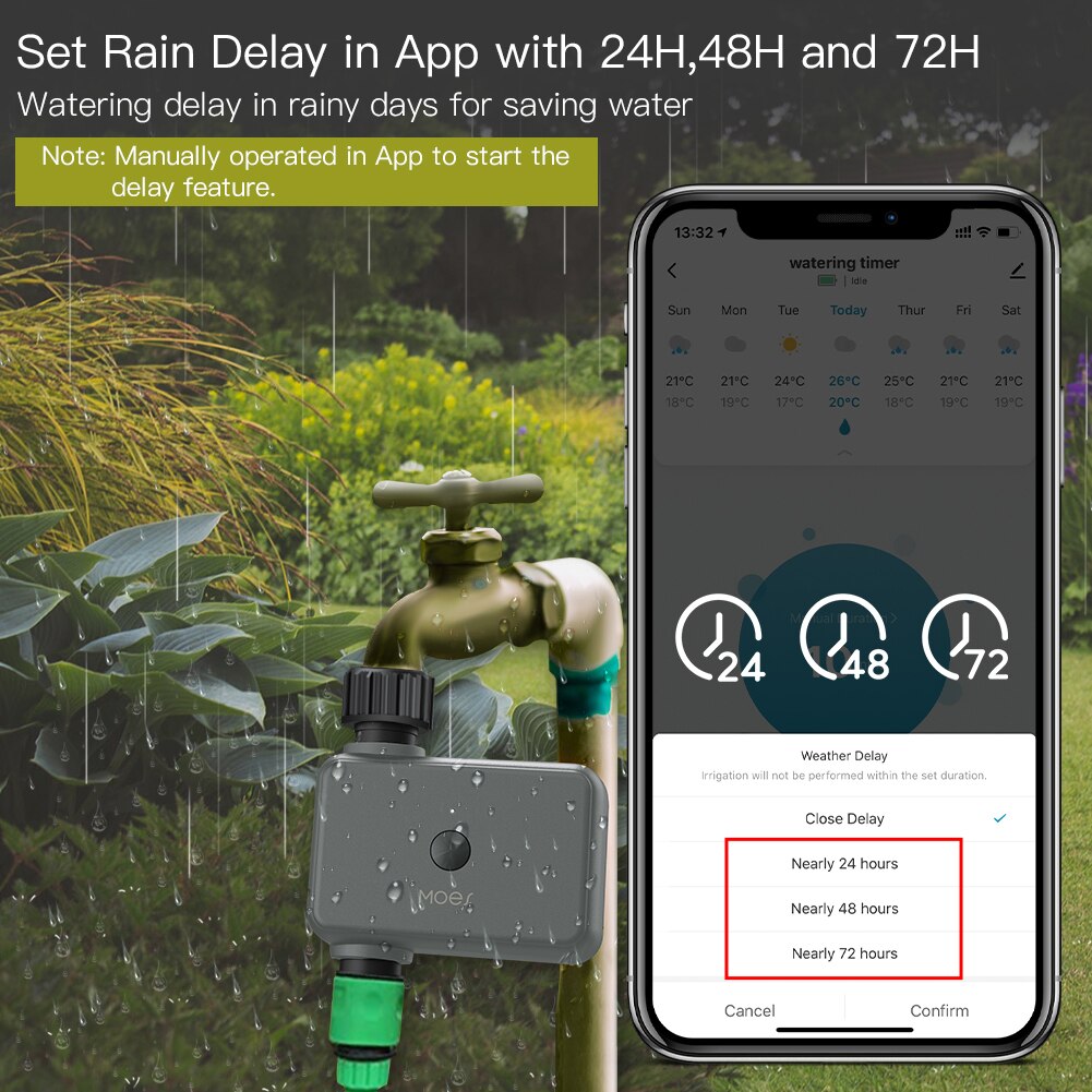 Moes Smart Tuya Bluetooth Wate - Smart Garden Watering review and price