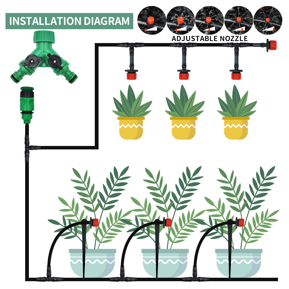 Greenhouse 15M-30M DIY Drip Ir - Smart Garden Hose review and price