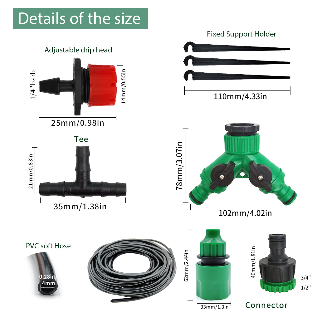 Greenhouse 15M-30M DIY Drip Ir - Smart Garden Hose review and price