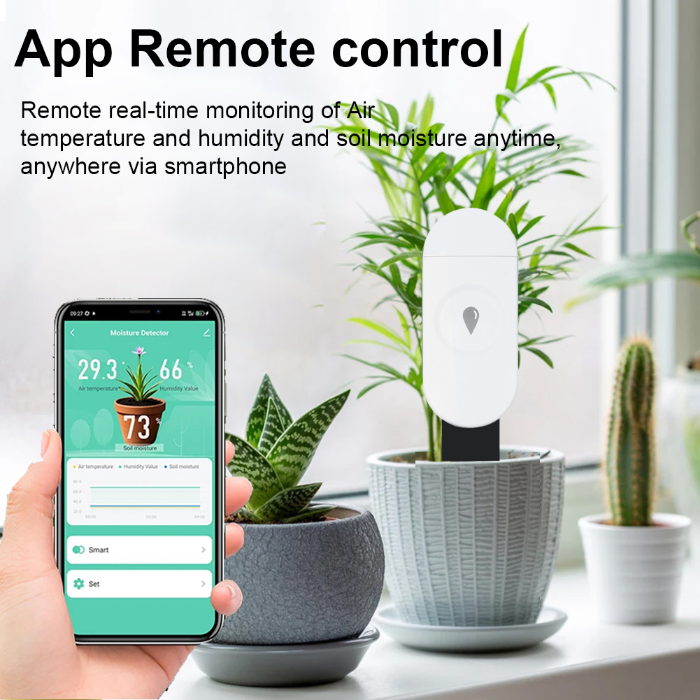 Tuya Zigbee Temperature Humidi - Smart Garden Moisture Sensor review and price