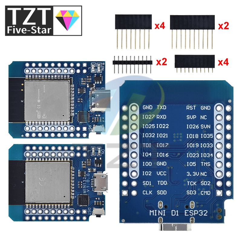 TZT 1/3PCS For Wemos Mini D1 E - Smart Garden Esp32 review and price