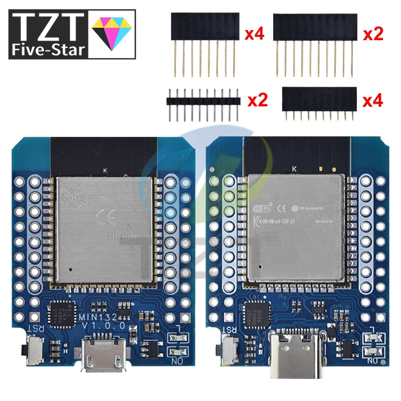 TZT 1/3PCS For Wemos Mini D1 E - Smart Garden Esp32 review and price