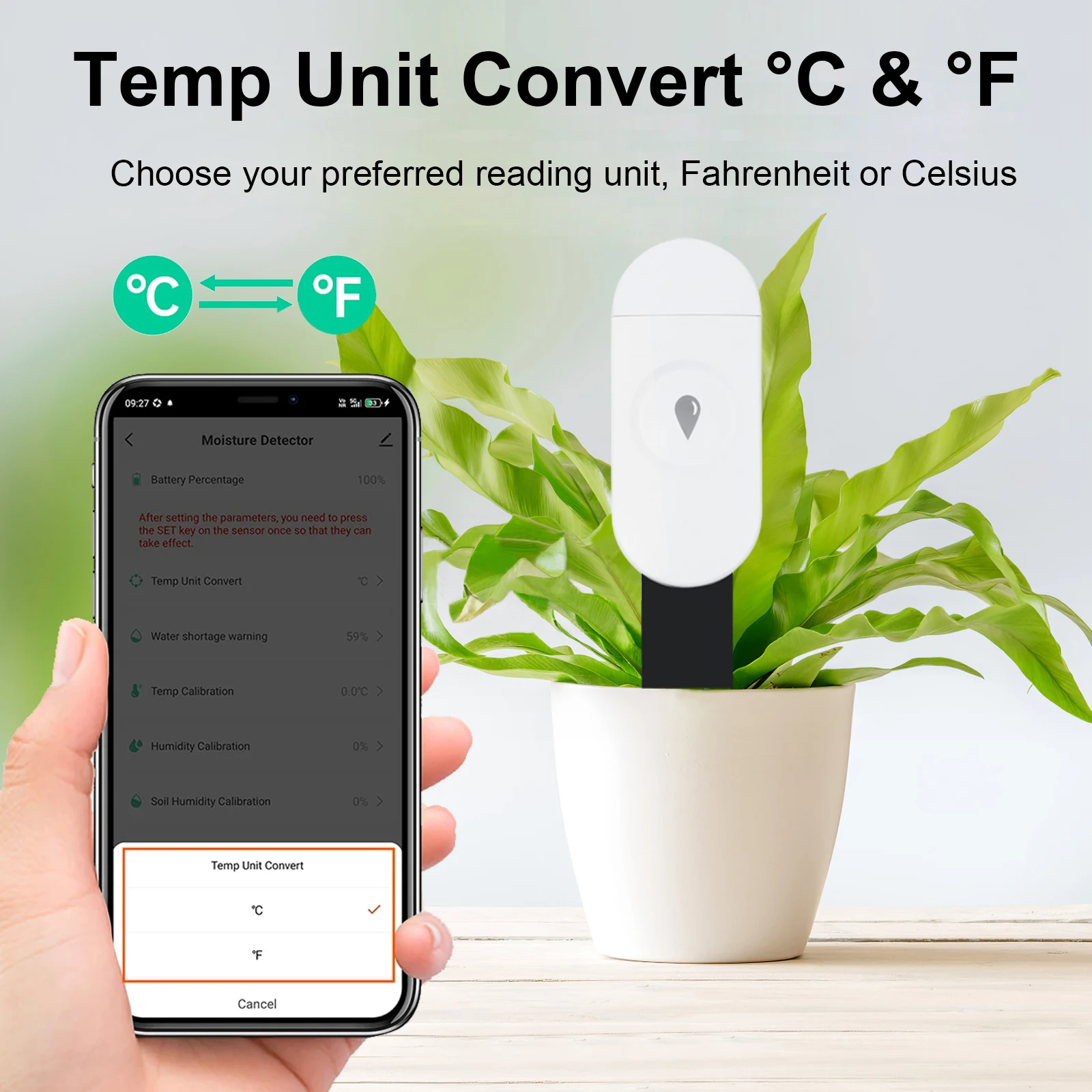 Tuya Zigbee Temperature Humidi - Smart Garden Moisture Sensor review and price