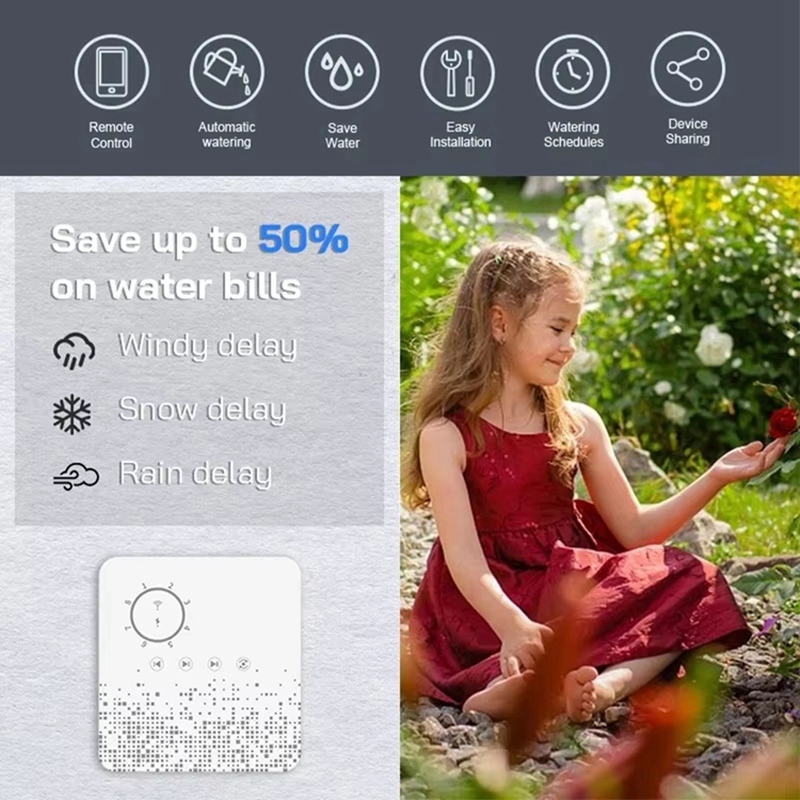 Tuya WiFi Smart Sprinkler Cont - Smart Garden Watering review and price