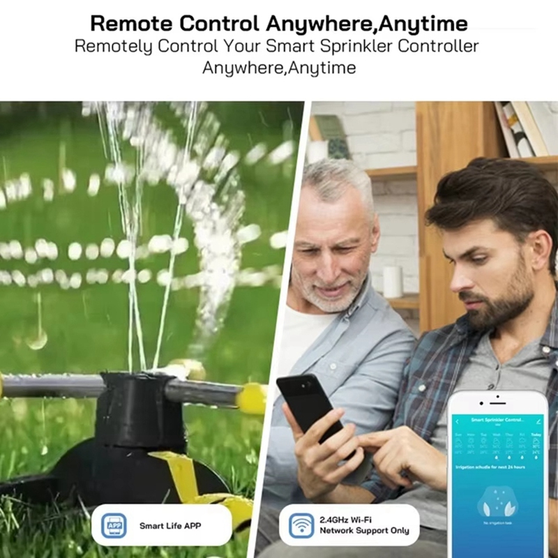 Tuya WiFi Smart Sprinkler Cont - Smart Garden Watering review and price