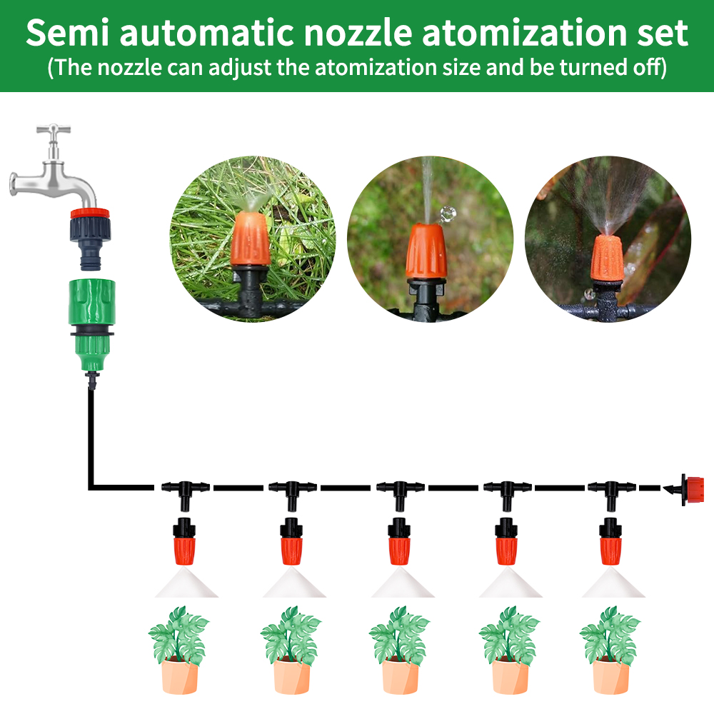 Fog Nozzles Irrigation Kit 5M- - Smart Garden Hose review and price