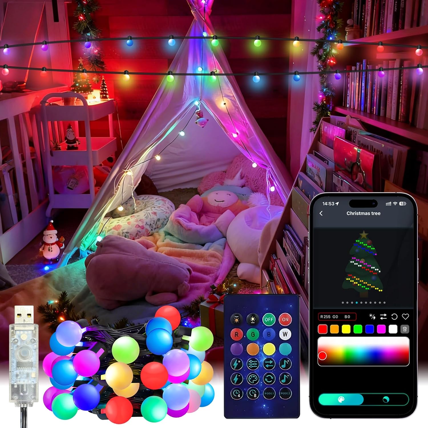 Smart Globe String Lights 5/10 - Smart Led Garden review and price