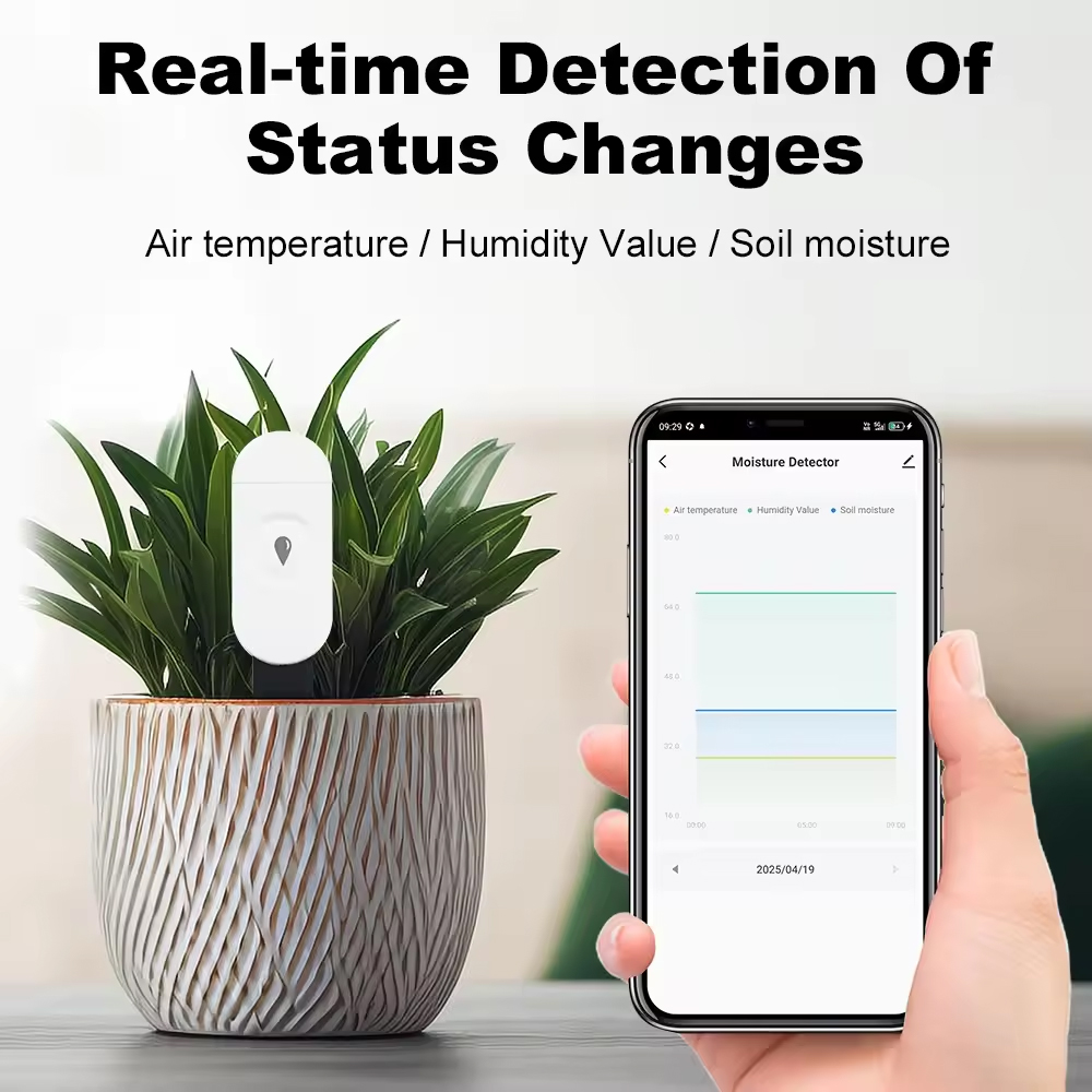 Tuya Zigbee Temperature Humidi - Smart Garden Moisture Sensor review and price