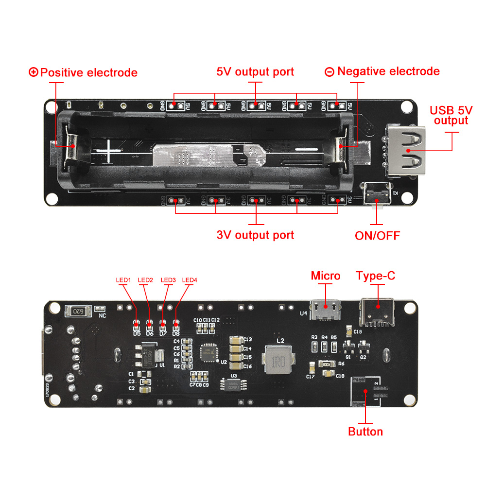 WEMOS ESP32 18650 Lithium Batt - Smart Garden Esp32 review and price