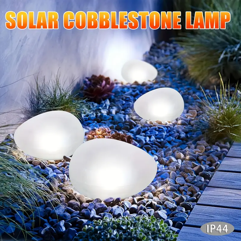 1/2Pack Solar Pebble Lights –  - Smart Led Garden review and price