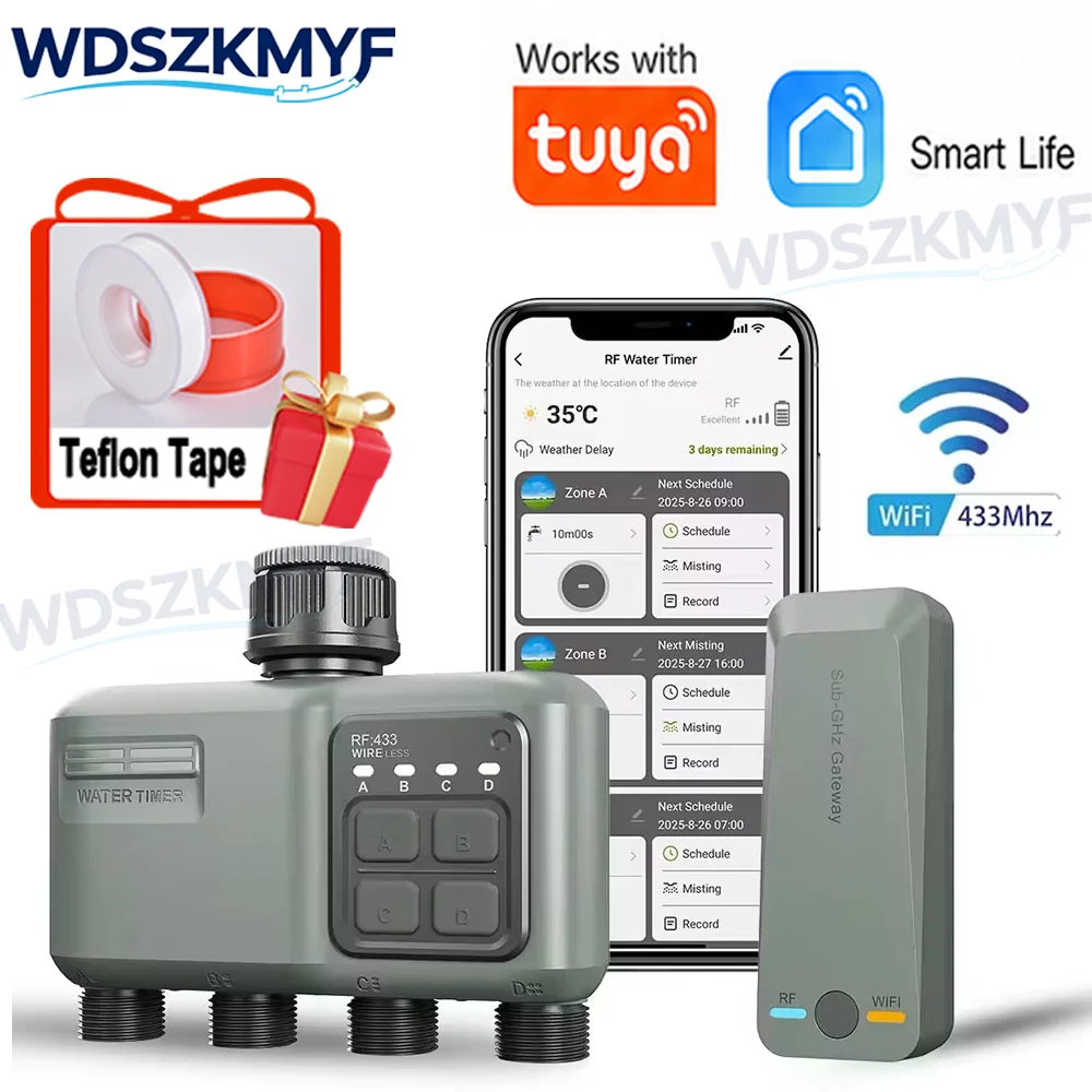 WiFi RF433 Smart Garden Sprink - Wifi Irrigation Timer review and price