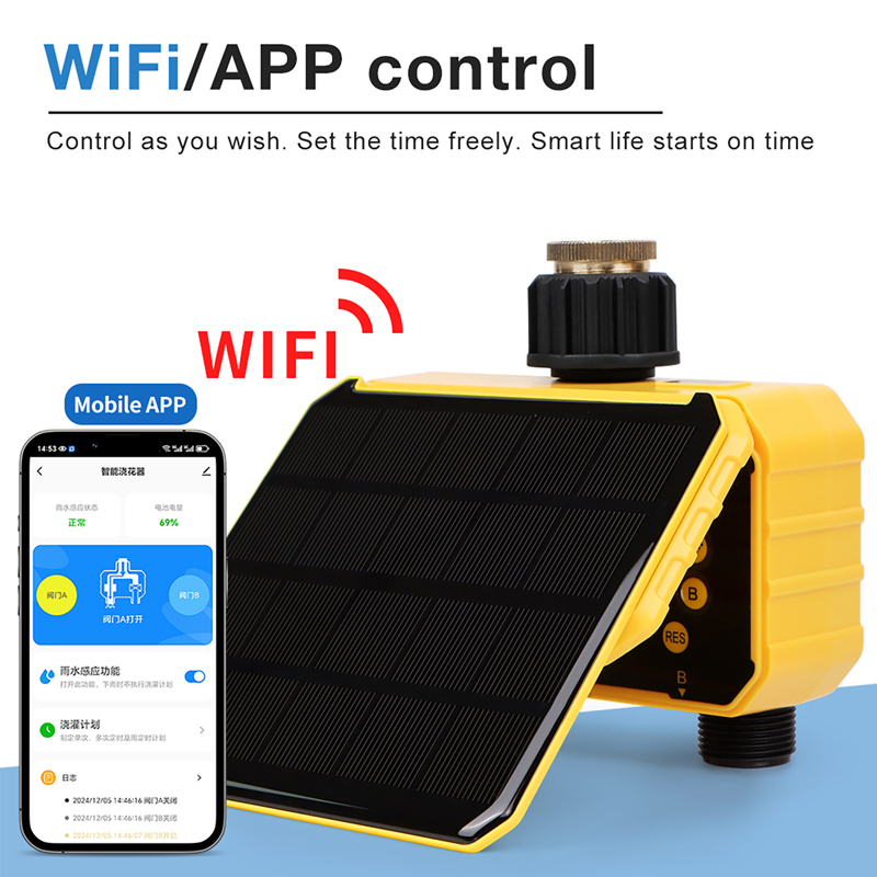 WiFi 1/2 Outlets Solar Irrigat - Wifi Irrigation Timer review and price