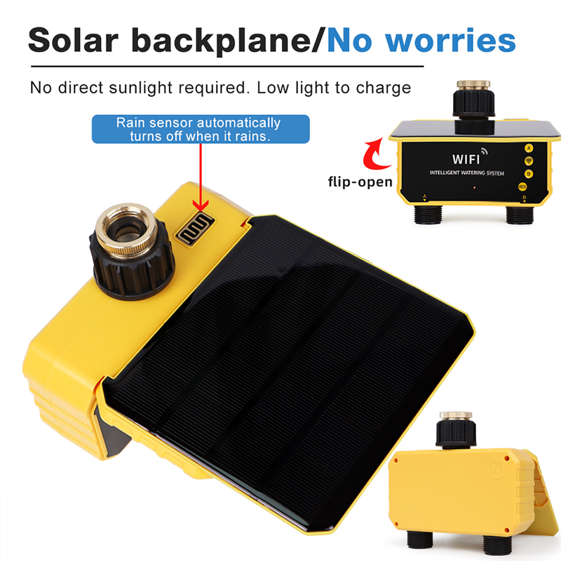 WiFi 1/2 Outlets Solar Irrigat - Wifi Irrigation Timer review and price