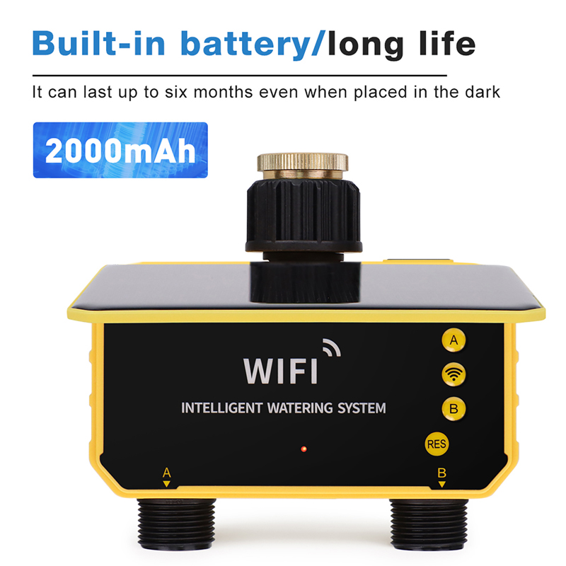 WiFi 1/2 Outlets Solar Irrigat - Wifi Irrigation Timer review and price