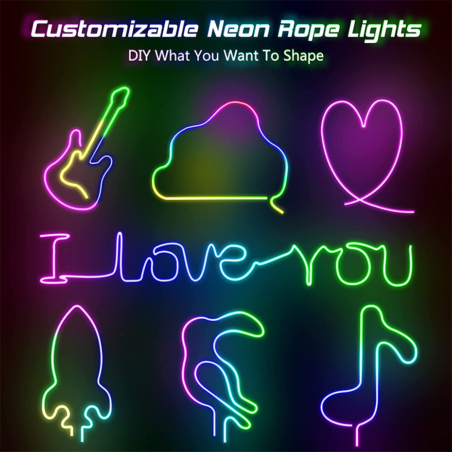 RGBIC LED Neon Strip 12V 96LED - Smart Led Garden review and price
