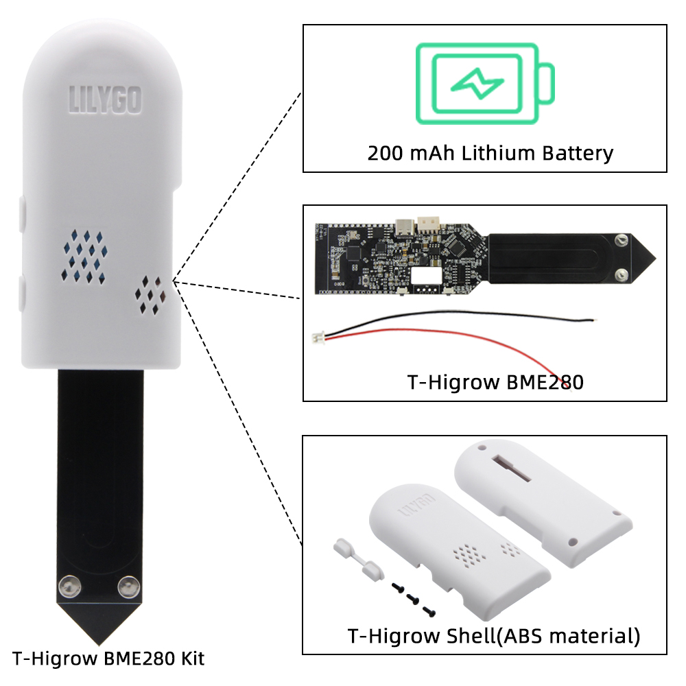 LILYGO® T-Higrow ESP32 Soil Te - Smart Garden Esp32 review and price