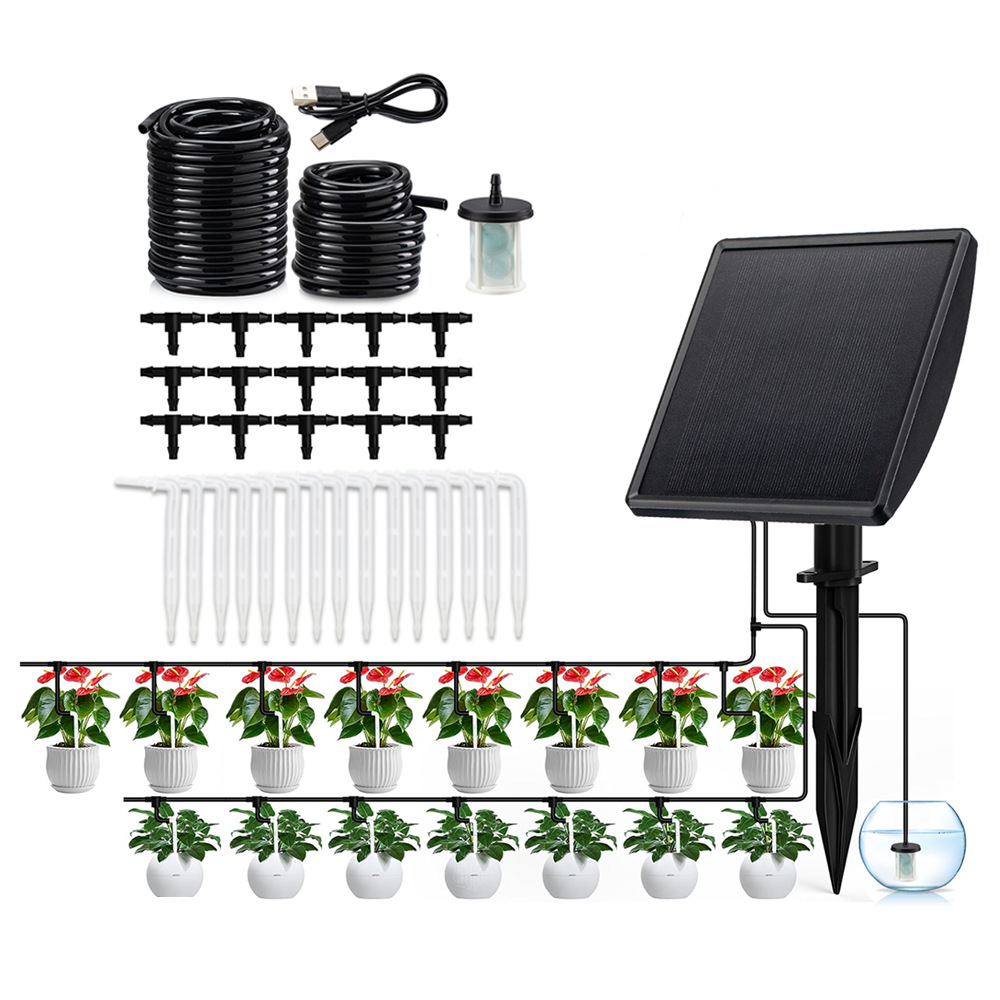 Solar Automatic Drip Irrigatio - Smart Garden Watering review and price